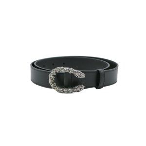 13382 - Gucci Dionysus Leather Belt Black Size 85 34 432142
